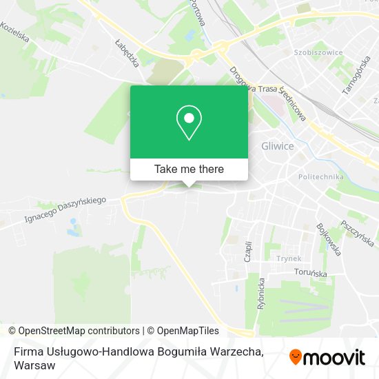 Firma Usługowo-Handlowa Bogumiła Warzecha map