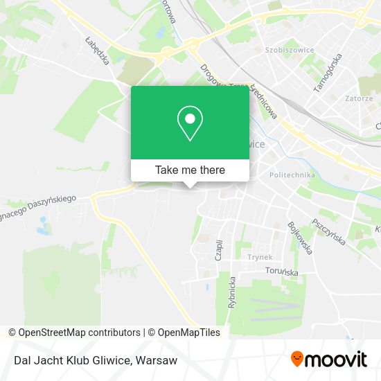 Dal Jacht Klub Gliwice map