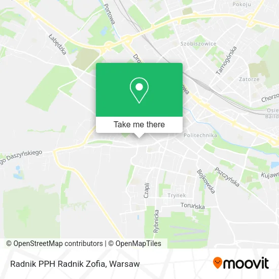 Карта Radnik PPH Radnik Zofia