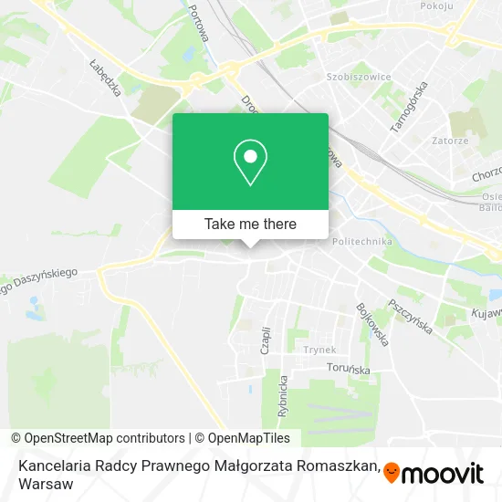 Kancelaria Radcy Prawnego Małgorzata Romaszkan map