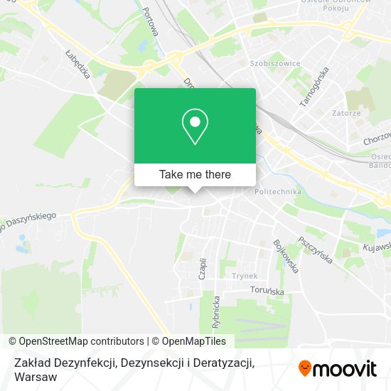 Zakład Dezynfekcji, Dezynsekcji i Deratyzacji map