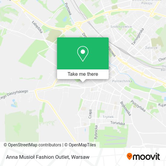 Anna Musioł Fashion Outlet map