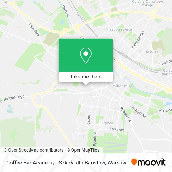 Coffee Bar Academy - Szkoła dla Baristów map