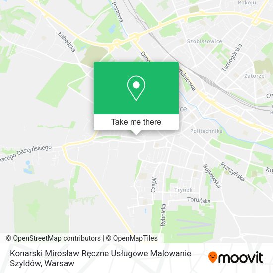 Konarski Mirosław Ręczne Usługowe Malowanie Szyldów map