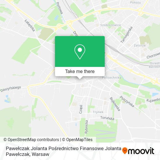 Карта Pawełczak Jolanta Pośrednictwo Finansowe Jolanta Pawełczak