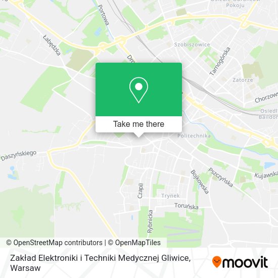 Zakład Elektroniki i Techniki Medycznej Gliwice map