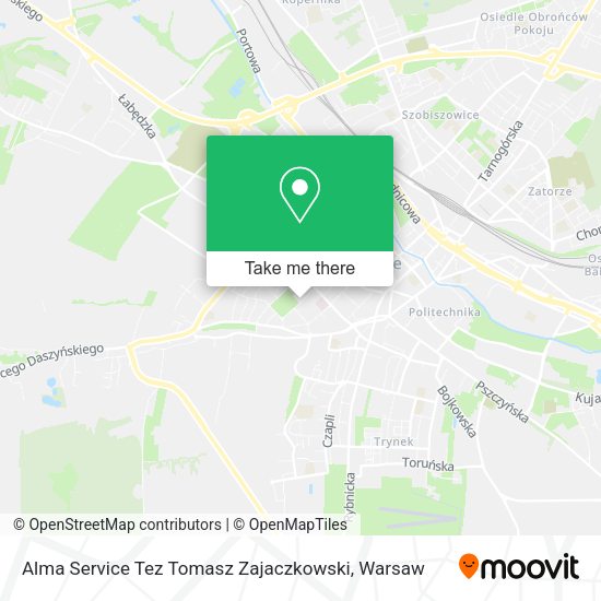 Alma Service Tez Tomasz Zajaczkowski map