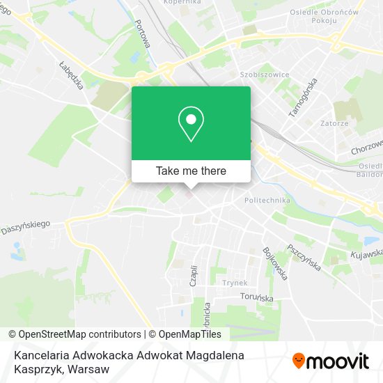 Kancelaria Adwokacka Adwokat Magdalena Kasprzyk map