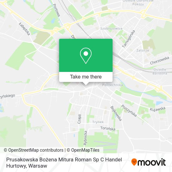 Prusakowska Bożena Mitura Roman Sp C Handel Hurtowy map