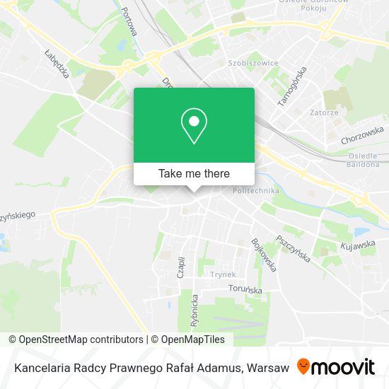 Kancelaria Radcy Prawnego Rafał Adamus map