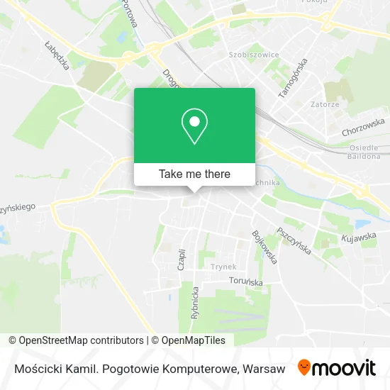 Карта Mościcki Kamil. Pogotowie Komputerowe