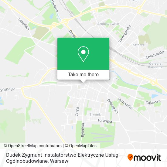 Dudek Zygmunt Instalatorstwo Elektryczne Usługi Ogólnobudowlane map