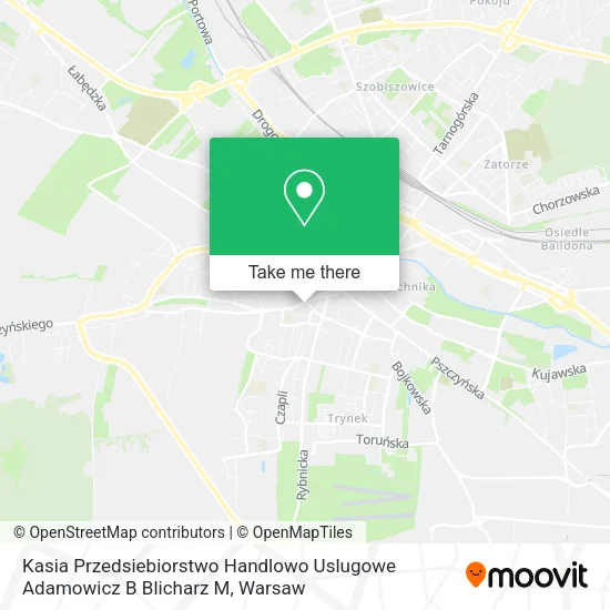Kasia Przedsiebiorstwo Handlowo Uslugowe Adamowicz B Blicharz M map