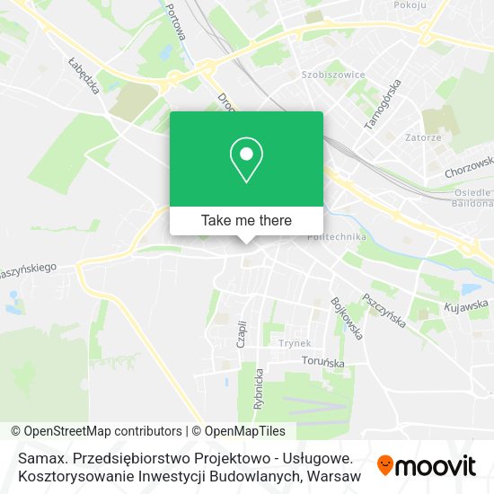 Samax. Przedsiębiorstwo Projektowo - Usługowe. Kosztorysowanie Inwestycji Budowlanych map