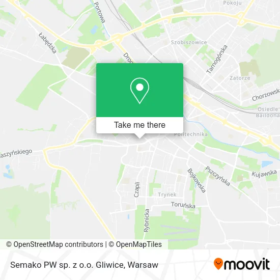 Карта Semako PW sp. z o.o. Gliwice