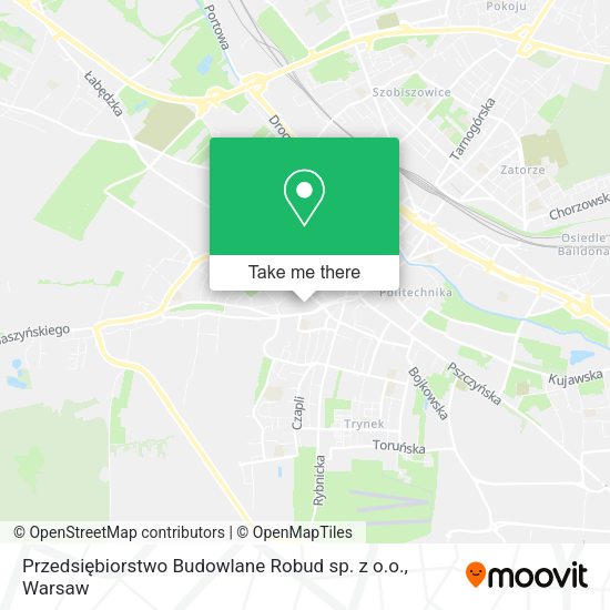 Przedsiębiorstwo Budowlane Robud sp. z o.o. map