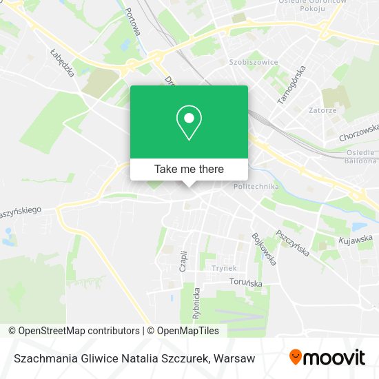 Szachmania Gliwice Natalia Szczurek map