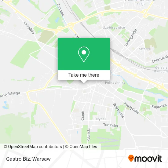 Gastro Biz map