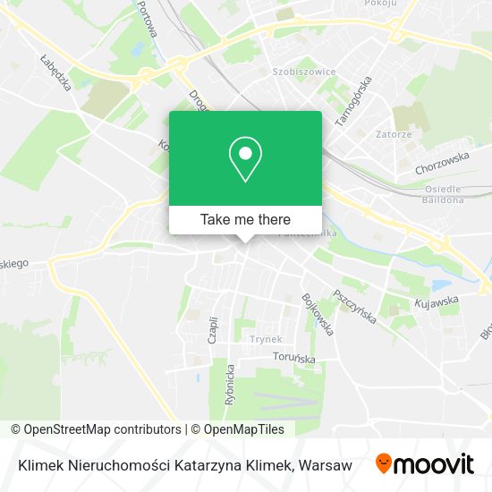 Klimek Nieruchomości Katarzyna Klimek map