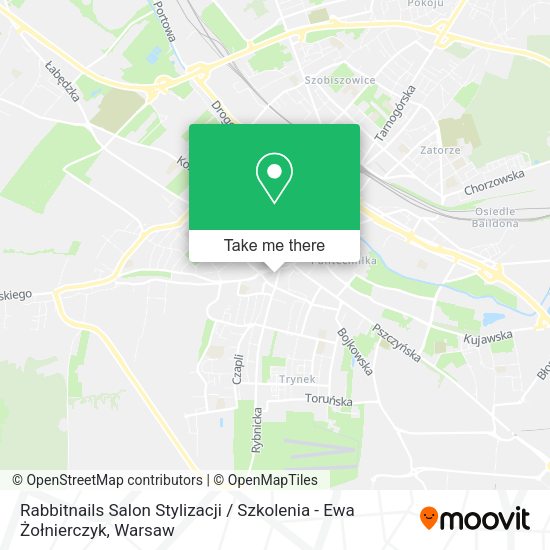 Rabbitnails Salon Stylizacji / Szkolenia - Ewa Żołnierczyk map