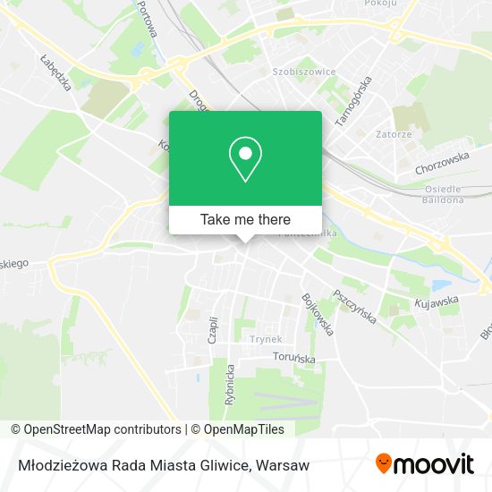 Młodzieżowa Rada Miasta Gliwice map