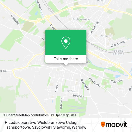 Przedsiebiorstwo Wielobranzowe Uslugi Transportowe. Szydlowski Slawomir map