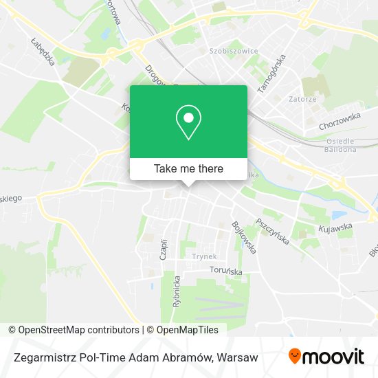 Zegarmistrz Pol-Time Adam Abramów map