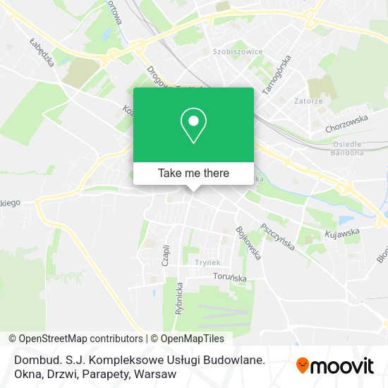 Dombud. S.J. Kompleksowe Usługi Budowlane. Okna, Drzwi, Parapety map