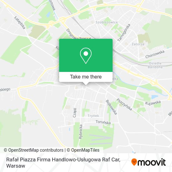 Rafał Piazza Firma Handlowo-Usługowa Raf Car map