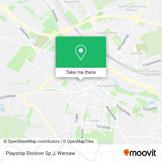 Карта Playstop Division Sp.J