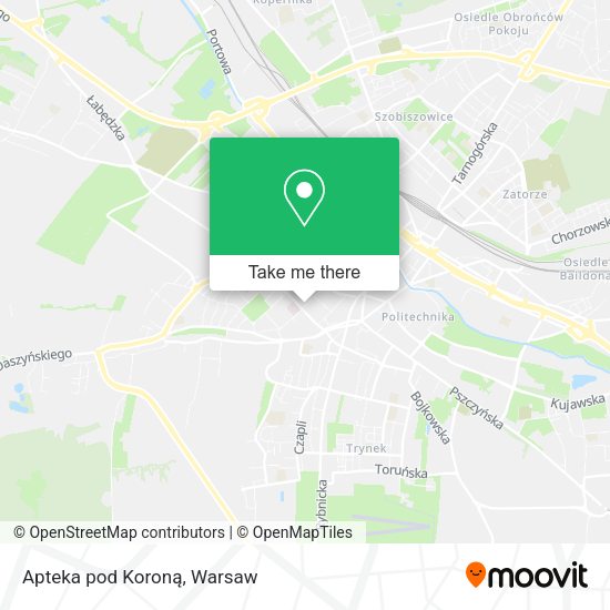 Apteka pod Koroną map