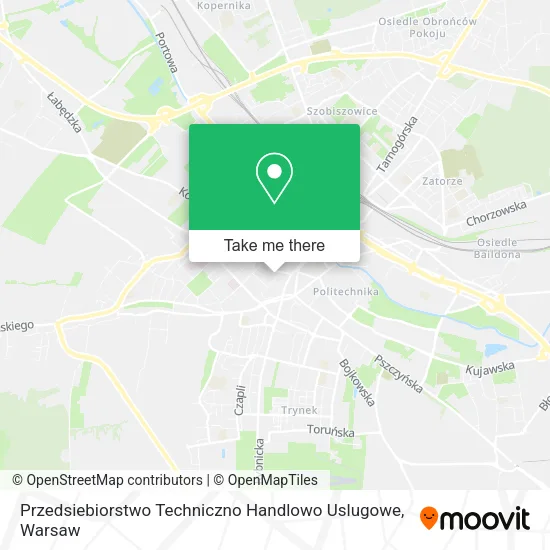 Карта Przedsiebiorstwo Techniczno Handlowo Uslugowe