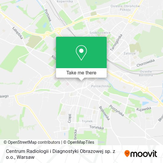 Centrum Radiologii i Diagnostyki Obrazowej sp. z o.o. map