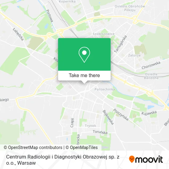 Карта Centrum Radiologii i Diagnostyki Obrazowej sp. z o.o.