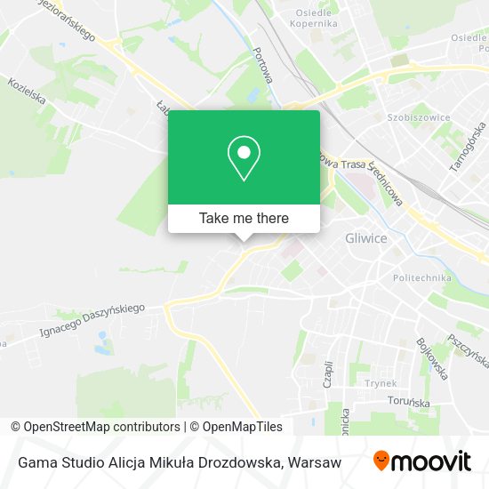 Gama Studio Alicja Mikuła Drozdowska map