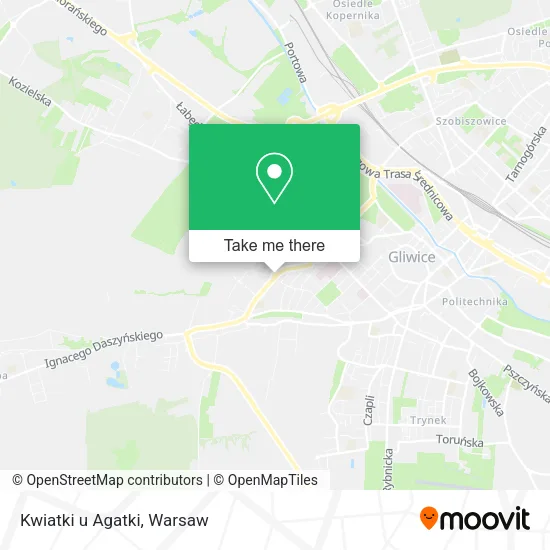 Карта Kwiatki u Agatki