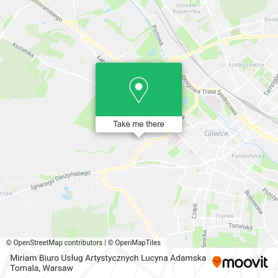 Miriam Biuro Usług Artystycznych Lucyna Adamska Tomala map