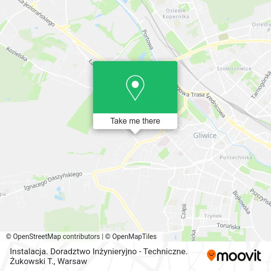 Instalacja. Doradztwo Inżynieryjno - Techniczne. Żukowski T. map