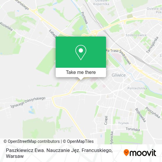 Paszkiewicz Ewa. Nauczanie Jęz. Francuskiego map