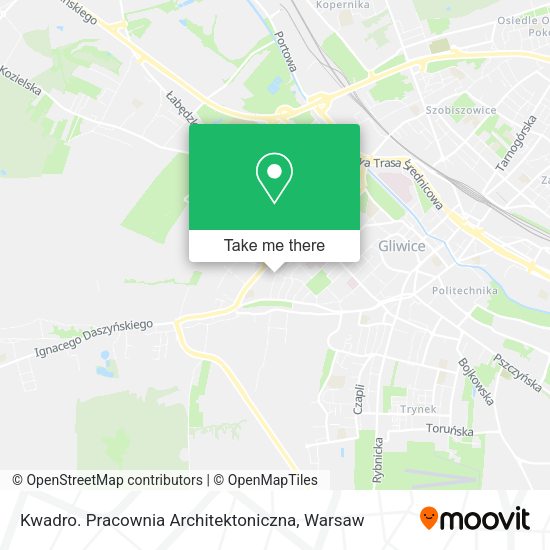 Kwadro. Pracownia Architektoniczna map