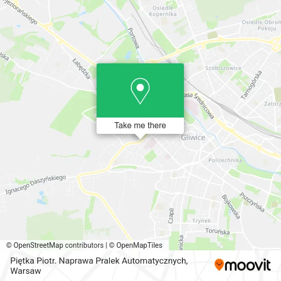 Карта Piętka Piotr. Naprawa Pralek Automatycznych