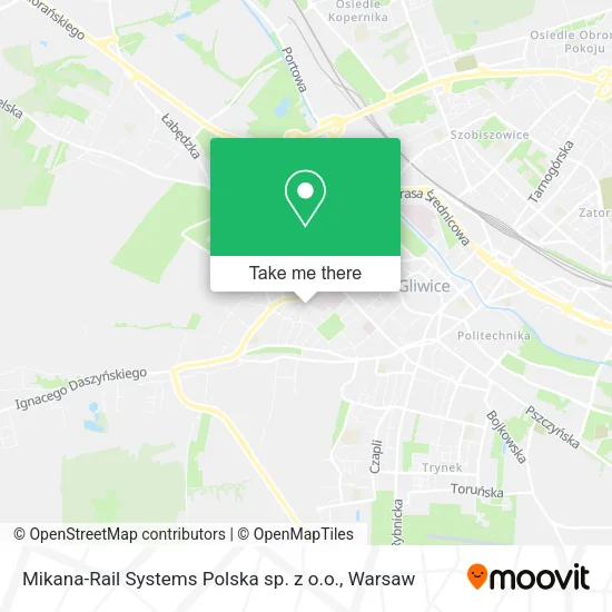 Карта Mikana-Rail Systems Polska sp. z o.o.
