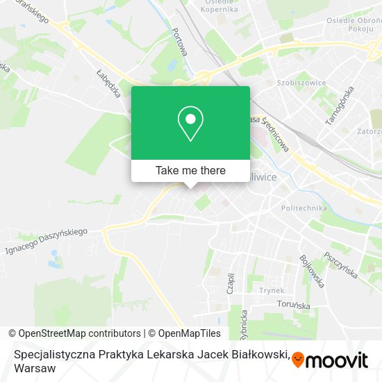 Specjalistyczna Praktyka Lekarska Jacek Białkowski map