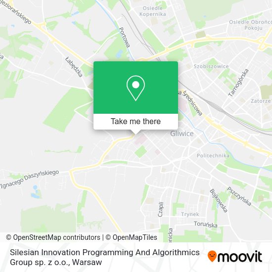 Карта Silesian Innovation Programming And Algorithmics Group sp. z o.o.