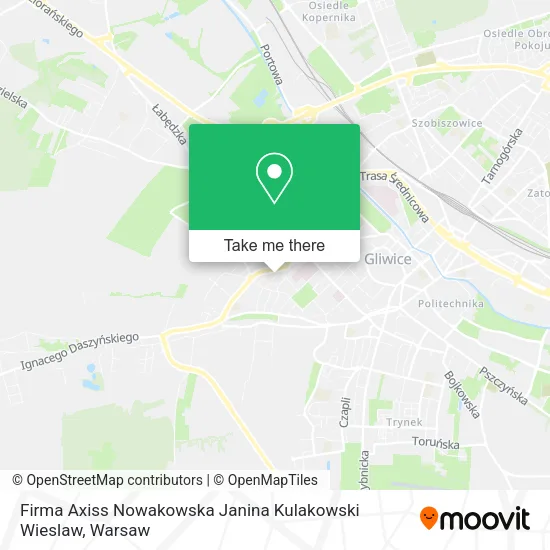 Карта Firma Axiss Nowakowska Janina Kulakowski Wieslaw