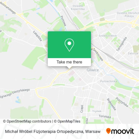 Michał Wróbel Fizjoterapia Ortopedyczna map