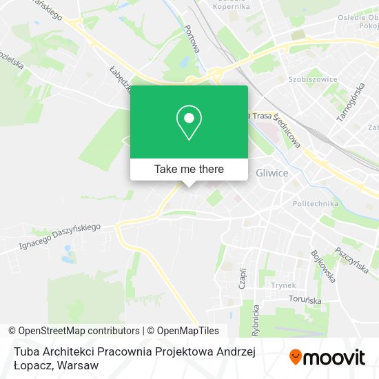 Tuba Architekci Pracownia Projektowa Andrzej Łopacz map