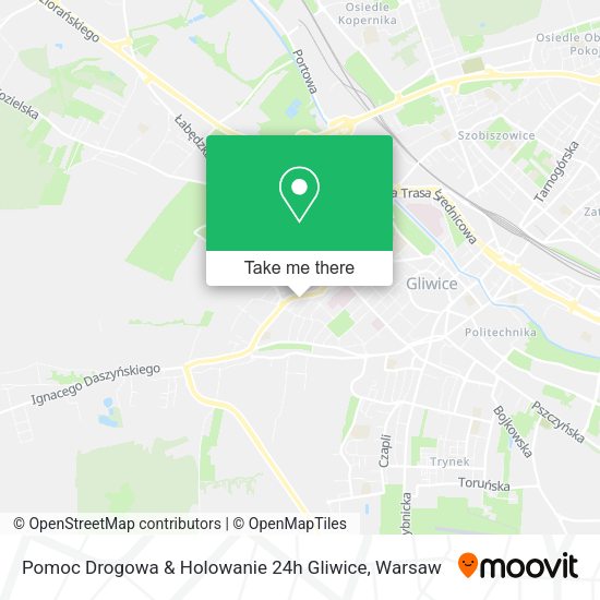 Pomoc Drogowa & Holowanie 24h Gliwice map