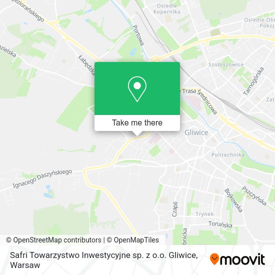 Safri Towarzystwo Inwestycyjne sp. z o.o. Gliwice map