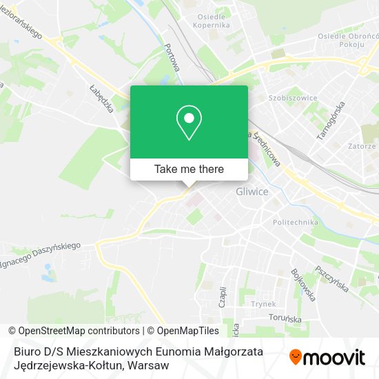 Biuro D / S Mieszkaniowych Eunomia Małgorzata Jędrzejewska-Kołtun map